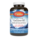 Carlson - Cod Jetrna olja Gems, 460 mg Omega-3s + vitamini A & D3, Wild-Ujet norveški arktični trska-liver olje, Trajno izvorno Nordijsko ribje olje kapsule, Lemon, 150 Soft Gels