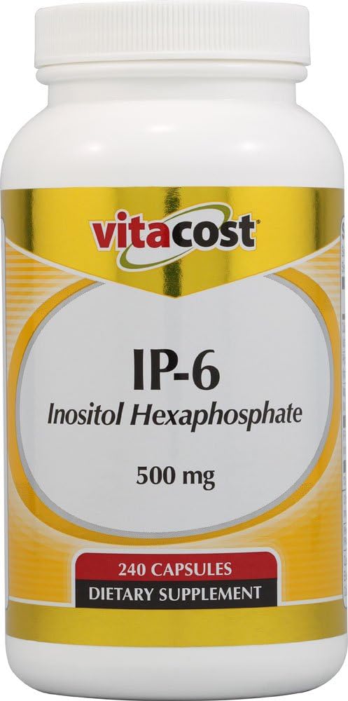 Vitacost IP-6 Inositol Hexafosfat - 500 mg - 240 kapsul