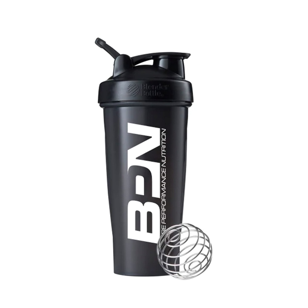 BARE UČINKOVITOST HRANILNO BLEnder steklenica Shaker, 28 oz Shaker steklenica z žico Whisk, črna
