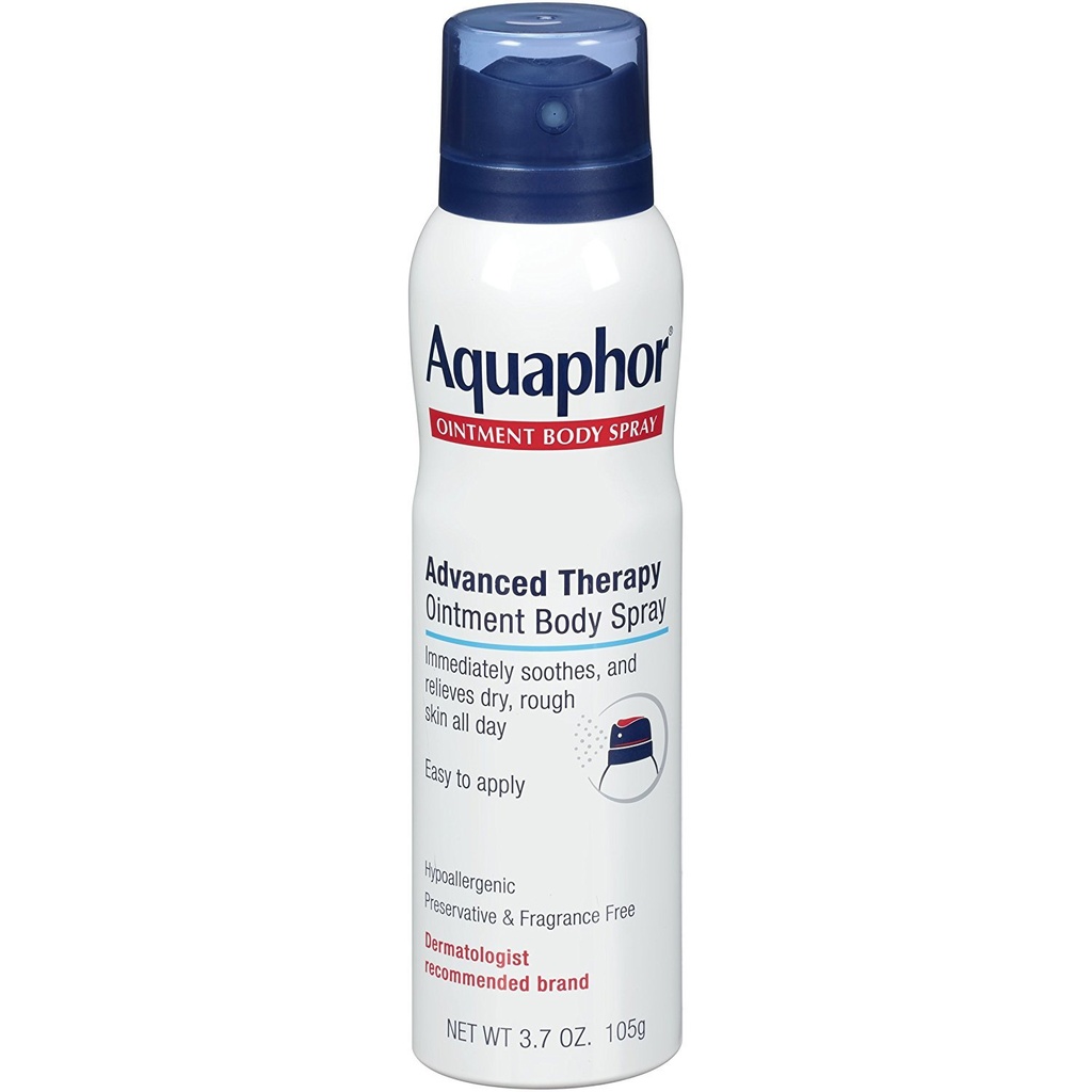 Aquaphor mazilo pršilo za telo - vlaži in zdravi suhe, grobo kožo - 3.7 oz. pršilo