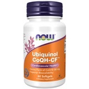 NOW Foods Supplements, Ubiquinol CoQH-CFTM (aktivna oblika CoQ10 - 50 mg z vrhunsko biološko razpoložljivostjo), 60 Softgels