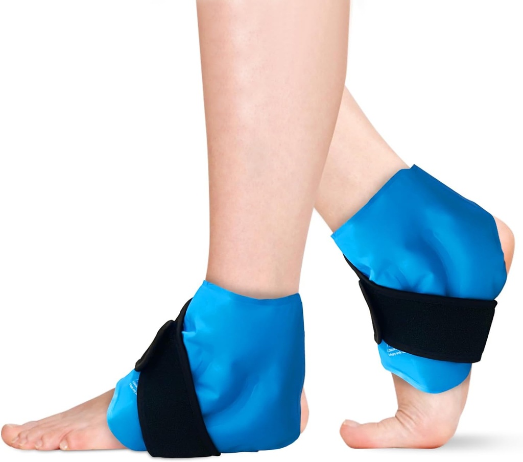 2 Ledeni ovoj za oteklino, gelski ledeni paket za večkratno uporabo za poškodbe na kolkah, hladno kompresijsko terapijo za lajšanje bolečin v nogah, Ahilov tendonitis, Plantar Fasciitis, Sprains