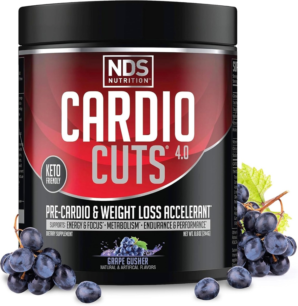 NDS Nutrition Cardio kosi 4.0 - Grape Gusher,20 obroki (Pack of 1)