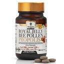Čebela in vi Royal Jelly Tablet, Propolis Extract, Bee Pollen, 100% naravna Superfood, Ultra Pure, Imunska podpora dodatek, Izboljšajte energijo, Fokus, Antioksidanti, Sveže, Keto, Paleo, Gluten-free 