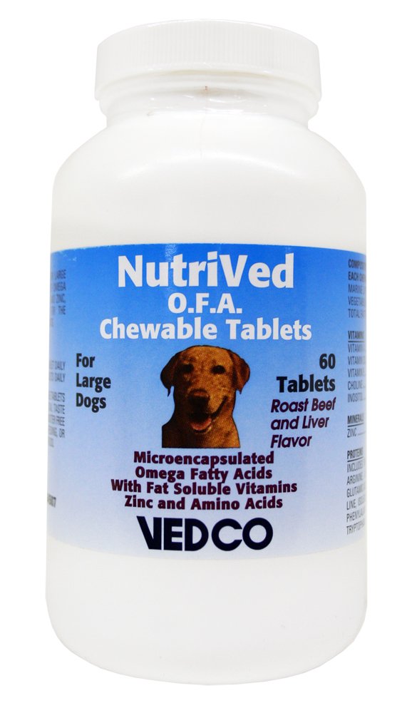 Vedco 60 Count Nutrived O.F.A. Žvečljive tablete za velike pse