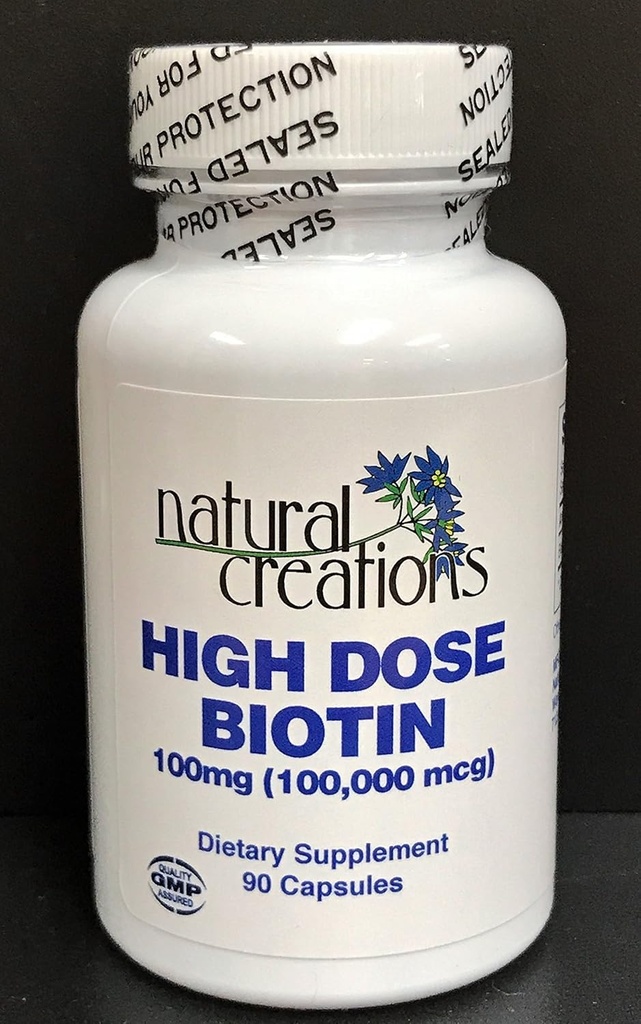 Biotin v velikih odmerkih 100 mg (100.000 mcg)