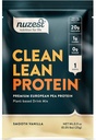 Nuzest - Pea Protein Powder - Čisti lean Protein, Premium Vegan Plant Based Protein Powder, Mlečni brez glutena, brez GSO, naravno sladkan Protein Shake, Gladka Vanilla, 1 Serving, 0.9 oz
