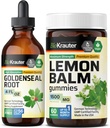 BIO KRAUTER Tinktura zlata krema 4 Fl. Oz. & Lemon Balm 60 Gummies