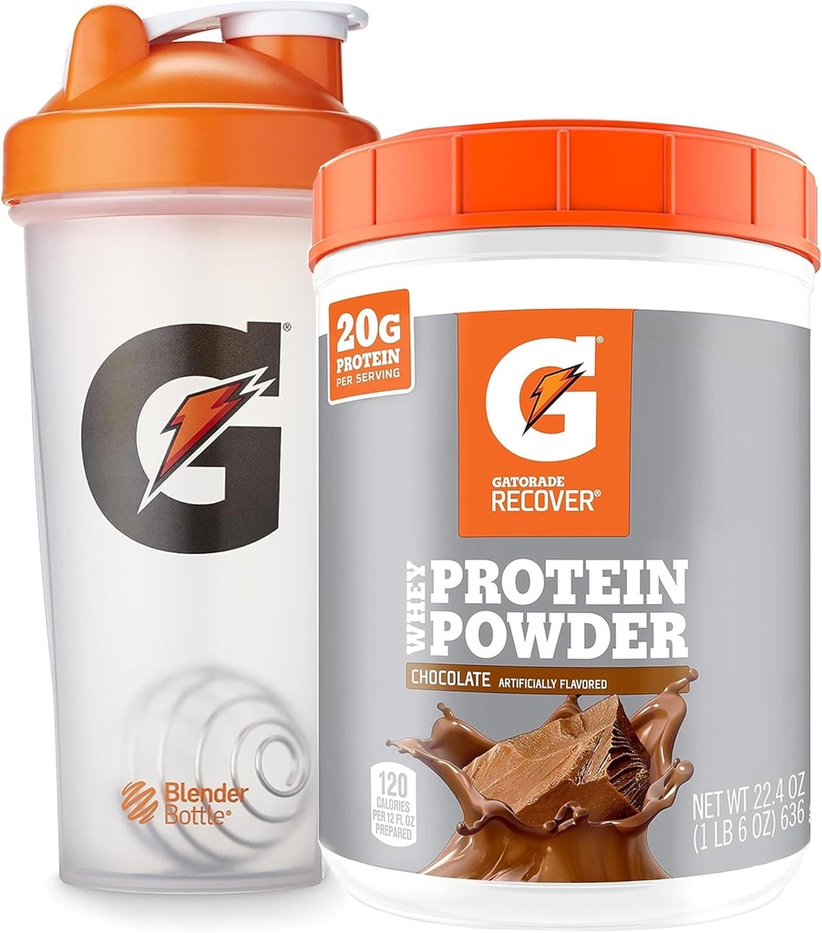 Steklenička Gatorade Shaker za Gym, 28 Ounce, Plastic in Gatorade Whey Protein v prahu, čokolada