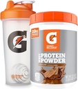 Steklenička Gatorade Shaker za Gym, 28 Ounce, Plastic in Gatorade Whey Protein v prahu, čokolada