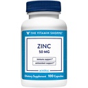Vitaminska trgovina Cink 50MG - Imunska podpora, zdravje kože in antioksidantna zaščita, Essential Mineral (100 kapsul)