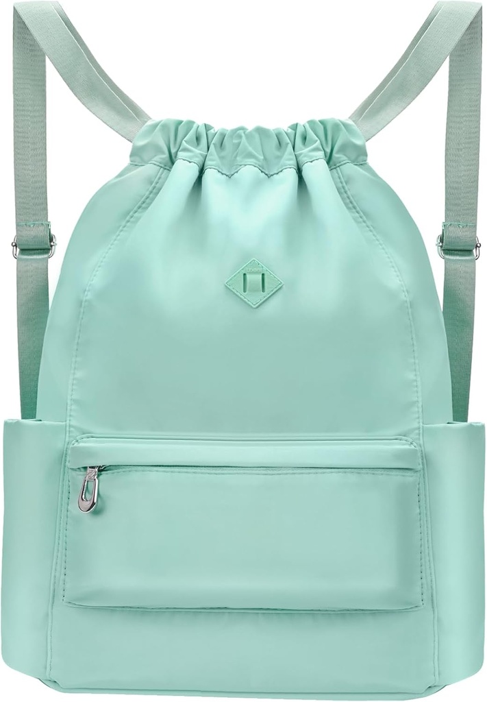 Nariši hrbtno pakiranje z mokro žepno gimno Backpack vodoodporna Cinch String Bag plaža plava za moške