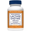 Extra Jakost Laktaza Enzyme a " Prebavna pomoč a" 3.000 ALU (90 Vrtinčne kapsule)