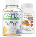 Terraform Nutrition Joint Relief Combo Pack – Vivaflex Plus Kurkumin z ingver – Najboljši dodatki za Joint & Kolena Relief – 1 mesec dobave