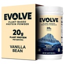 Evolve Protein Powder, Idealna vanilija, 20g beljakovin, 1 funt (paket z 2)