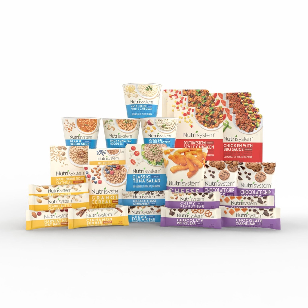 Nutrisystem® Kickstart Protein Powered 7-dnevni komplet za hujšanje z 28 okusnimi obroki in prigrizki
