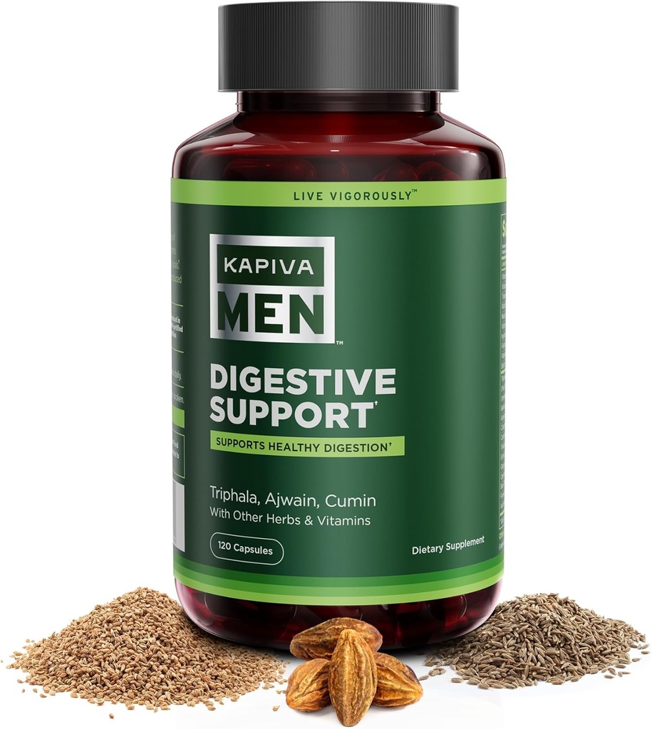 Prebavna podpora dodatek s Triphala, Ajwain, Cumin, in drugih zelišč in vitaminov, Podpira zdravo prebavo in Gut zdravje, 60 dan dobave, 120 kapsule