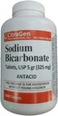 Tablete natrijevega bikarbonata USP 325 mg (5 zrnc) za lajšanje prebavnih motenj, zgage, sour Stomach & upset Stomach 1000 tablet na steklenico zdravila CitraGen Pharmaceuticals Inc