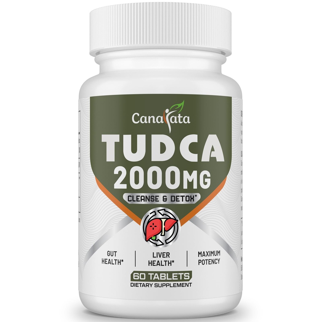 TUDCA Jetra dopolnila 2000mg - Močne žolčne soli podpora razstrupljanje in čiščenje jeter - Jetra in žolčnik zdravje Formula-lahko za pogoltniti tablete-30 dni