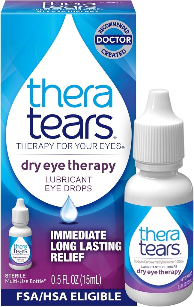 TheraTears suho oko zdravljenje oči kapljice za suhe oči, 0,5 Fl Oz