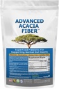 Advanced Acacia Fiber Powder Bunded 2,5 Ibs (40oz) Topni Fiber Puhec Gut Popravila v prahu + organska uporaba Natrijev bikarbonat Alkaline Dodatek za Alkalinity 1LB