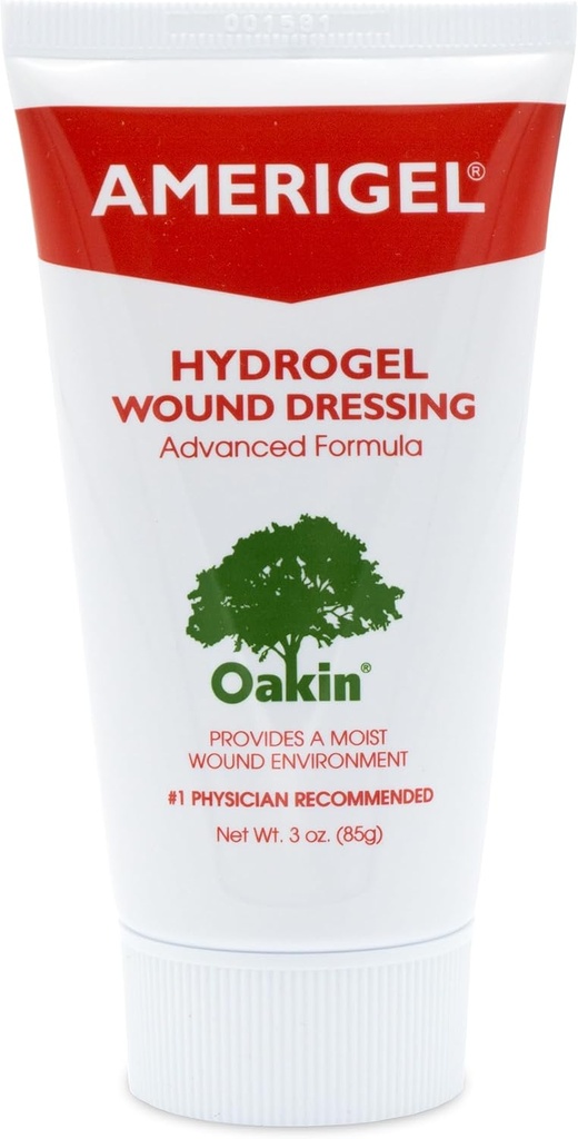 AMERIGEL Hydrogel Rane obleko (3 oz.) - Zagotavlja vlaga-Rich zdravljenje okolje za suhe rane