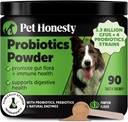 Pet poštenost vse-naravni probiotik & buča v prahu dog dodatek - prebiotiki, probiotiki, encimi & antioksidanti za zdravo črevo Flora, prebava in imuniteta (90 Scoops)