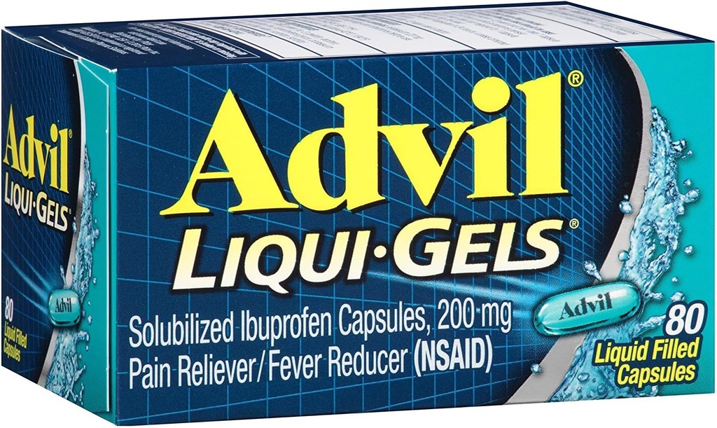 Advil Liqui-Gels 80 Liqui-Gels (paket s 3)