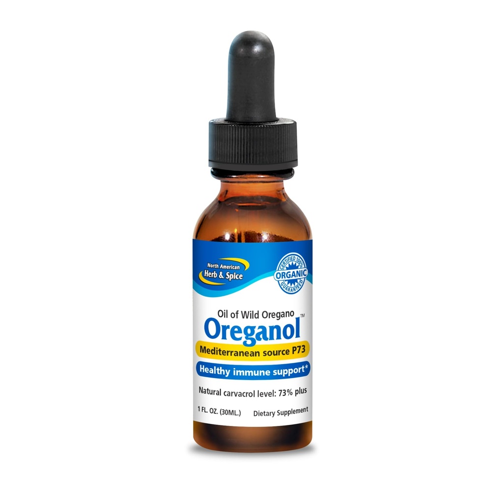 SEVERNA AMERIŠKA HERB & SPICE Origanol - 1 fl oz, paket 3 - Nepredelano, divje, organsko Origano olje - Mediteranski vir P73 - Non-GMO - 1296 Total Servings