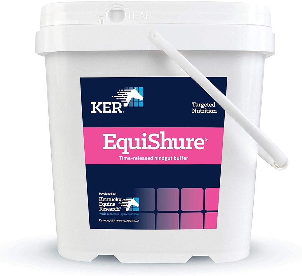 Kentucky Equine Research EquiShure: Čas-Release Hindgut Buffer za konje, 7,2 kg (120 Servings)