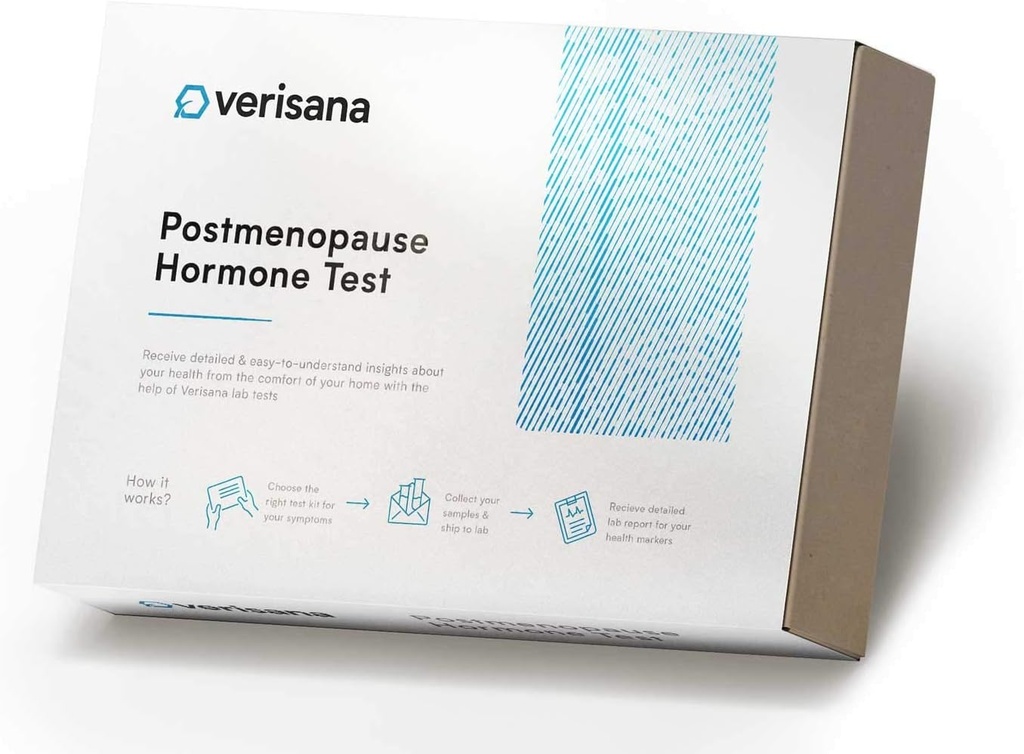 Test po menopavzi – Ukrepi Estradiol in progesteron – Enostavno na domu Saliva Hormone Test – CLIA-Certified Lab – Verisana Lab