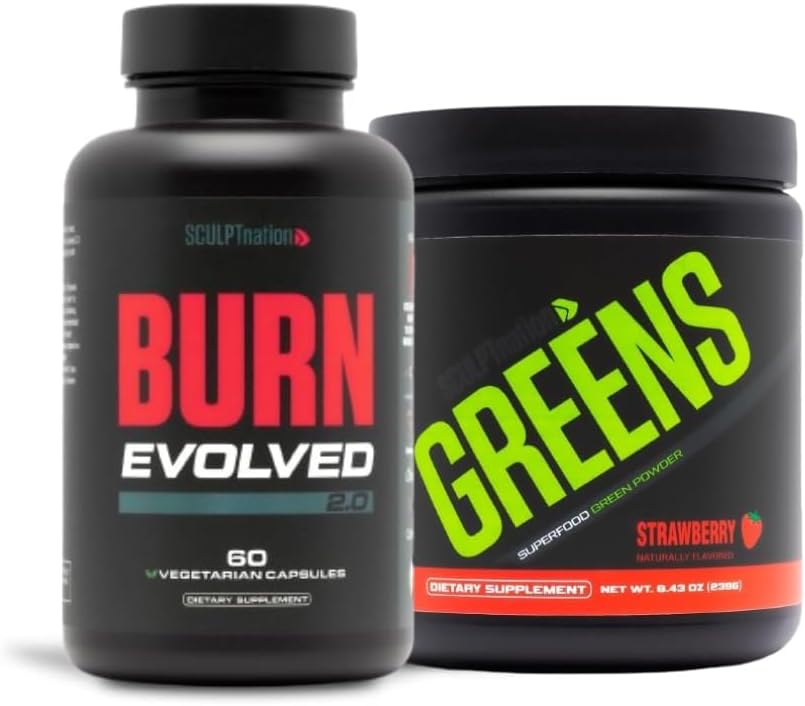 Sculpt Nation by V Shred Burn 2.0 in Premium Greens Jagodni paket
