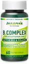 Bioactive B Complex z Active B12 & Folate – podpira energijo, zdravje možganov in živcev, 60 Veganske kapsule
