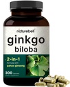 NatureBell Ginkgo Biloba 6.000mg z Panax Ginseng 500mg na serviranje 
