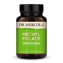 Dr. Mercola Metil Folat - podpira razstrupljanje in celično zdravje - 5-MTHF Folat - Biorazpoložljiva formula - 5 mg - 30 kapsul