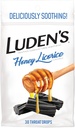 Ludenove tolažilne kapljice za grlo, medena sladki koren, 30 ct (paket po 1)