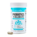 NatureWise Probiotics 70 milijard CFU - 17 sevov + organski prebiotiki - Imunska, digestivna in črevesna zdravstvena podpora za ženske in moške - vegetarijanska, gluten-free, ne-GMO - 60 kapsul[2-mesečna zaloga]