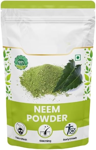 Organik Neem Powder, Pimples Koža posvetlitev celo kožo Tone Lepota Hrana Stopnja naravna Herba - 100 gm