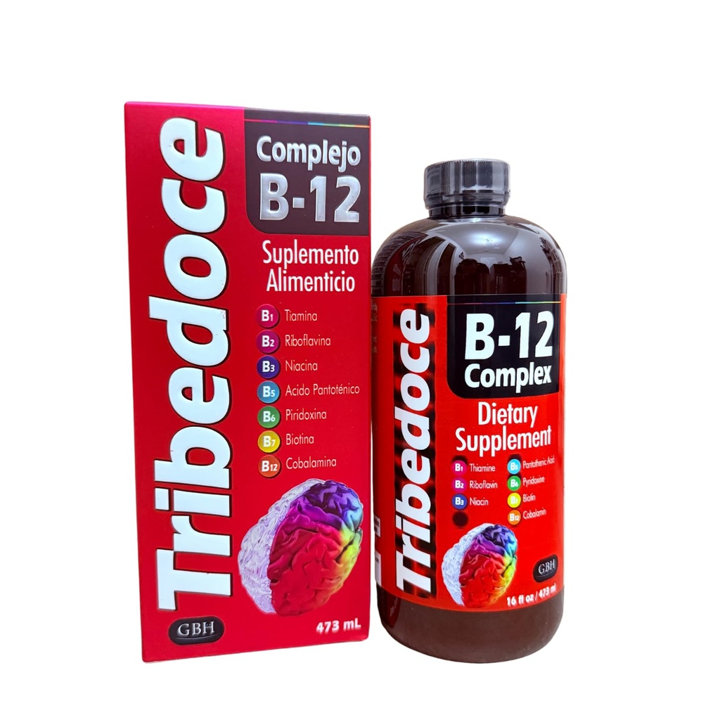 B-12 Kompleksna prehranska dopolnila za tekoče obroke - visoko močan vitamin B kompleks s tiaminom, riboflavinom, niacinom, pantotensko kislino, piridoksinom, biotinom in kobalaminom, brez glutena, 16 ml