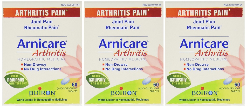 Boiron Arnicare Artritis - 60 zavihkov 60 grof (Pack od 3)