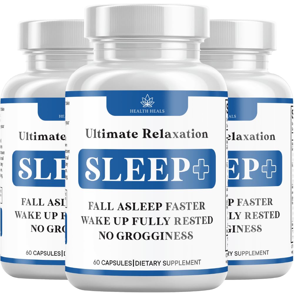 Relaxation Sleep Aid, Naravno nenavadno oblikovanje, Sleep dodatek razvit za podporo za daljši in boljši spanec, Kamilica, Magnezij, Melatonin, Ashwagandha, GABA, Drug-free (180 Count)