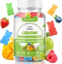 mehki medved 5000mg Kreatin Monohidrat Gumiji za moške ženske, Vegan Kreatin HCL dodatek pred vadbo Gumiji za mišice graditelj moč mešane arome 60 število