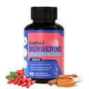 Premium Berberine dodatek 1200 mg s Ceylon Cinamon - 90 Veganske kapsule - Berberine HCL dodatek Ne-GMO Gluten prosta, imunske podpore
