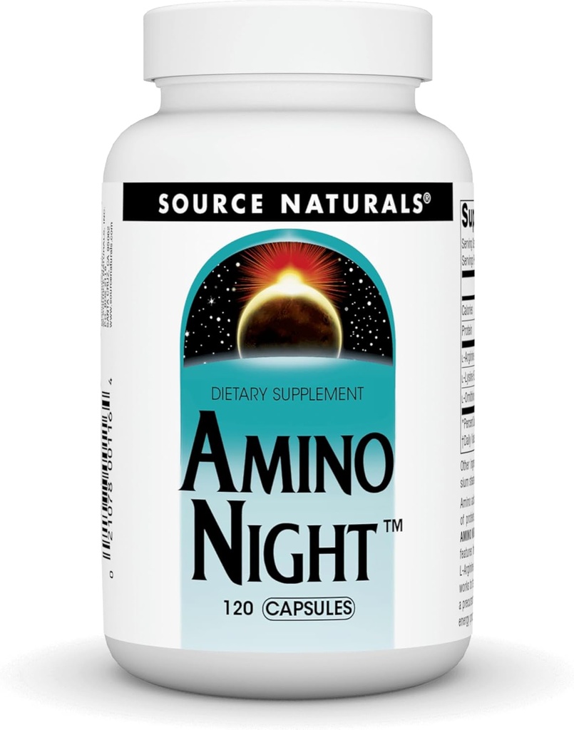 Vir Naturals Amino Night - Napredna formula aminokislin* - 120 kapsul