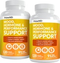 19- v-1 perujske matične kapsule Maca - 9125 mg Ashwagandha dodatki z Maca Fenugreek & ginseng (120 kapsul), pakiranje po 2