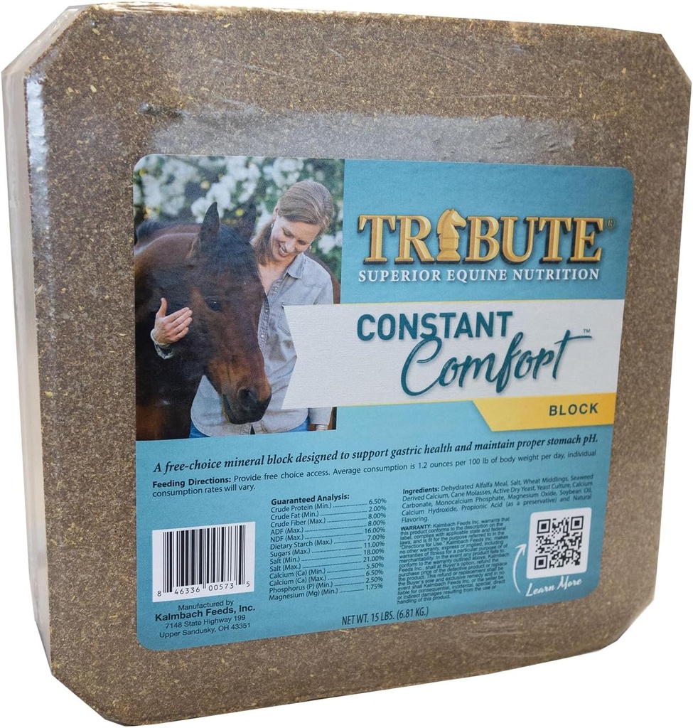 Constant Comfort dodatek blok za podporo gastrično zdravje pri konjih, 15 lb