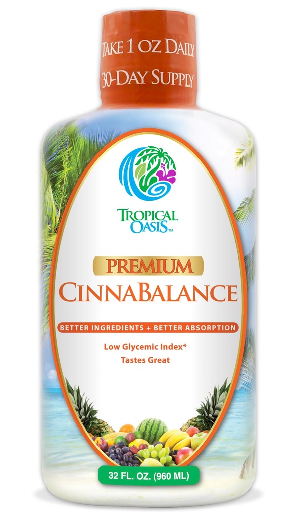 Cimet – Tekoči cimet Dodatek w/ Cimet Bark, Aloe Vera, ingver koren, zeleni čaj & antioksidanti - 32 oz, 32 obroki