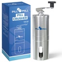 Tablete Mill tablete Crusher - Crushes več tablet v fin prah - Metal tabletke Grinder - Tableta Pulverizer Primeren za potovanja - Odlično podajanje cevi in hišne živali
