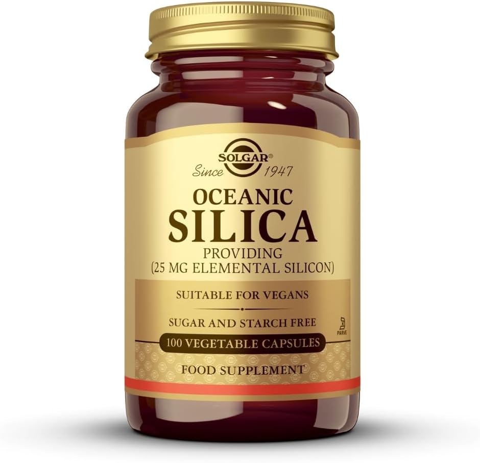 Solgar Oceanic Zelenjavne kapsule Silica, 25 Mg, 50 Število