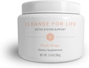 Isagenix Clease for Life - Powder Supplement for Cleanse Drink with No Laxatives or Diuretics - Podpora Presnova z vitaminom B12 & Niacin - Peach Mango -3,4 Oz (16 Servings)